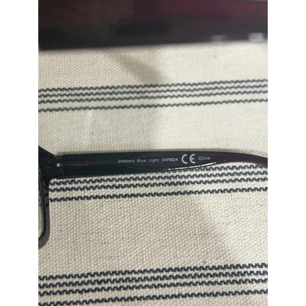 Peepers Center Stage Plum Purple Blue Light Reading Glasses +1.50 Eco-Friendly